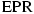 $\hbox{\sc EPR}$