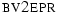 $\hbox{\sc bv2epr}$